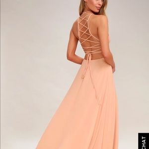 Lulus strappy maxi dress